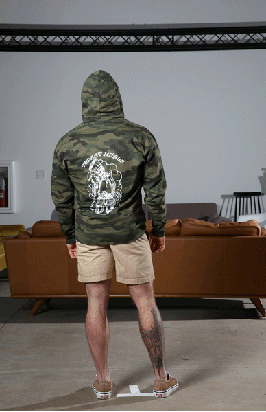 camo midweight hoodie